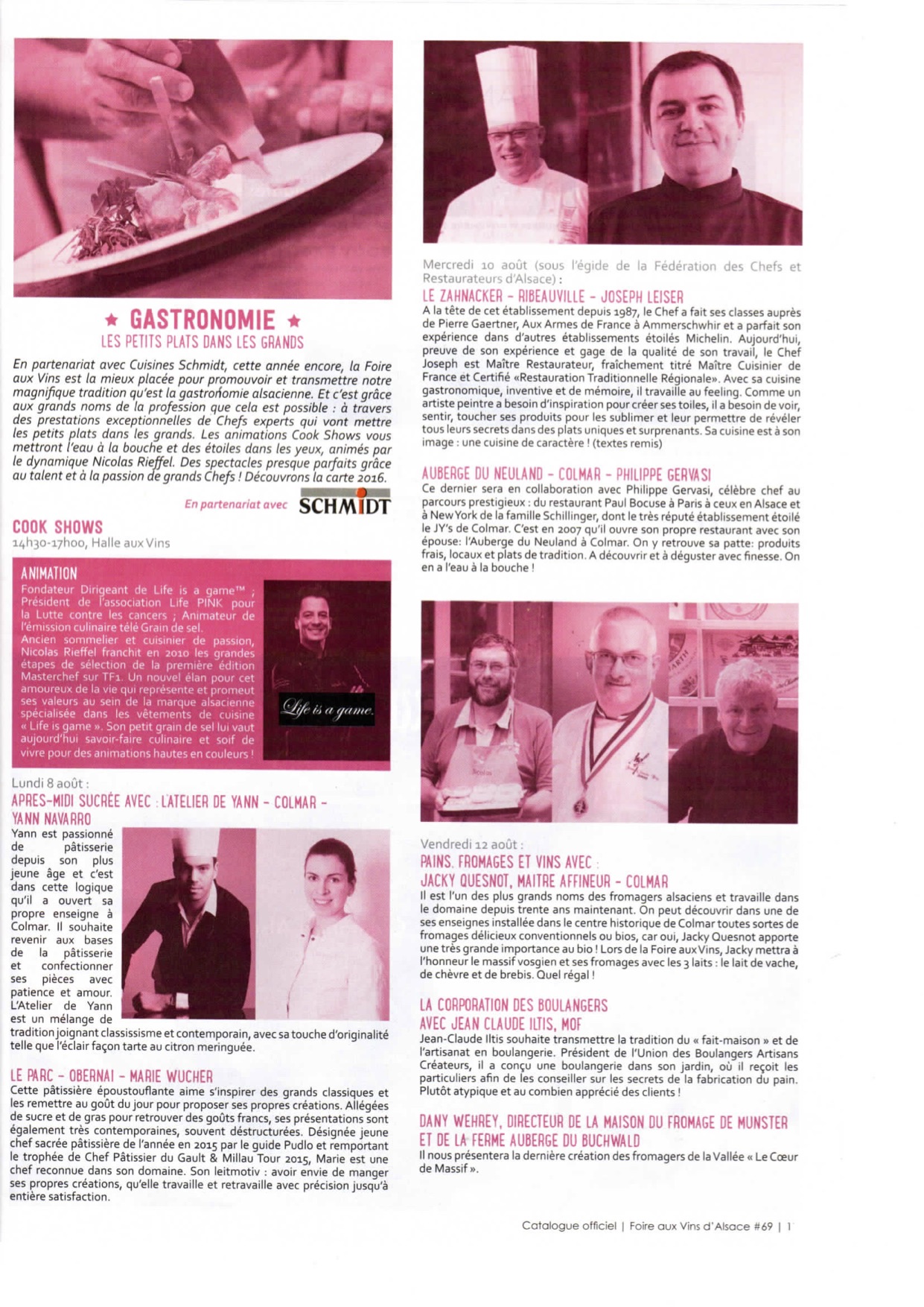 Catalogue officiel