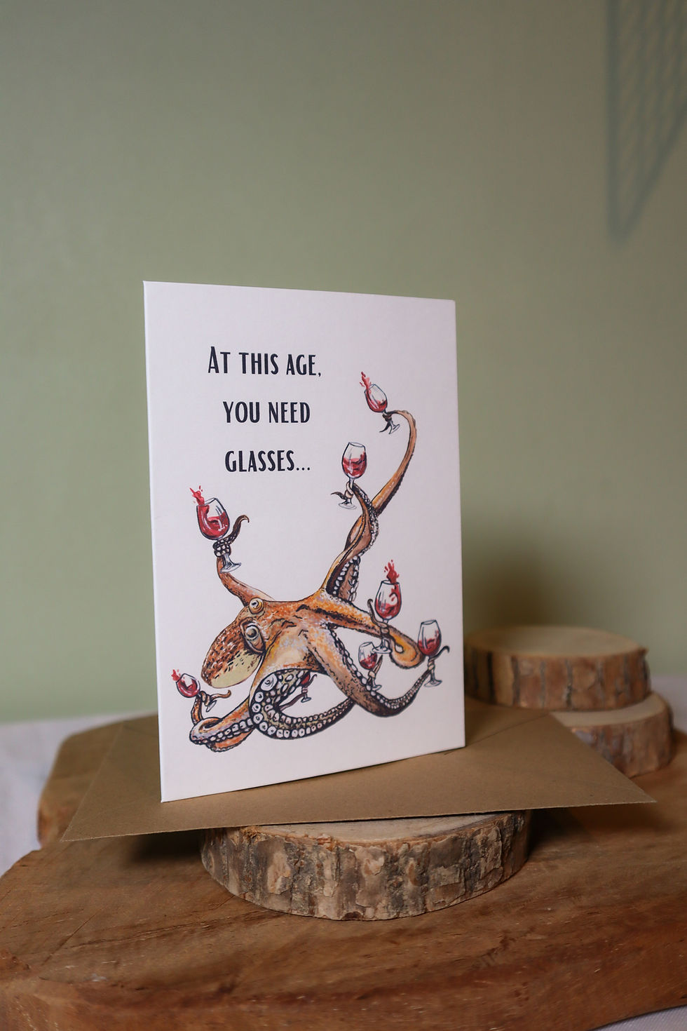 Thumbnail: Octopus birthday card