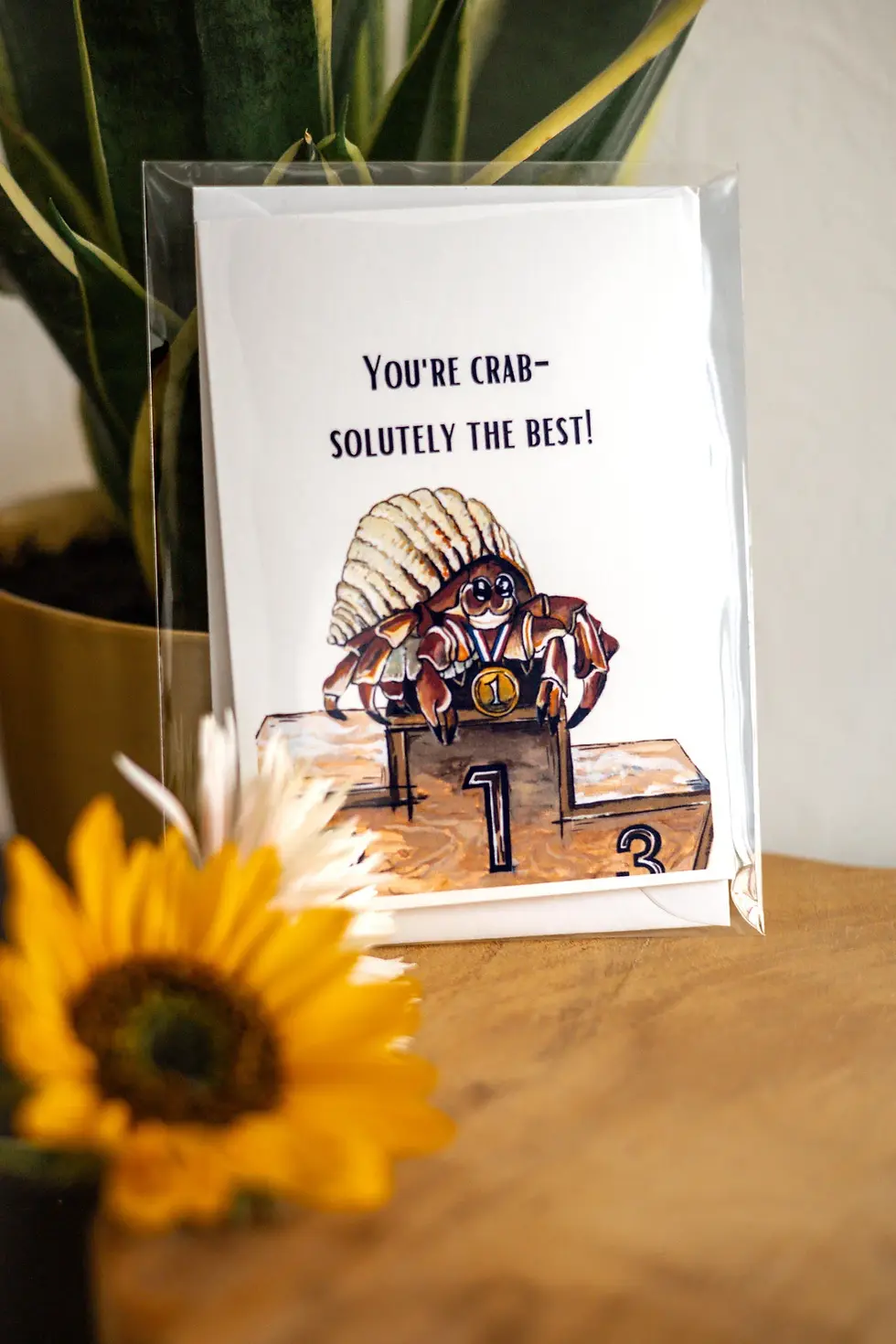 Thumbnail: Crab greeting card