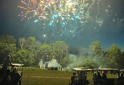Fireworks at the Campground