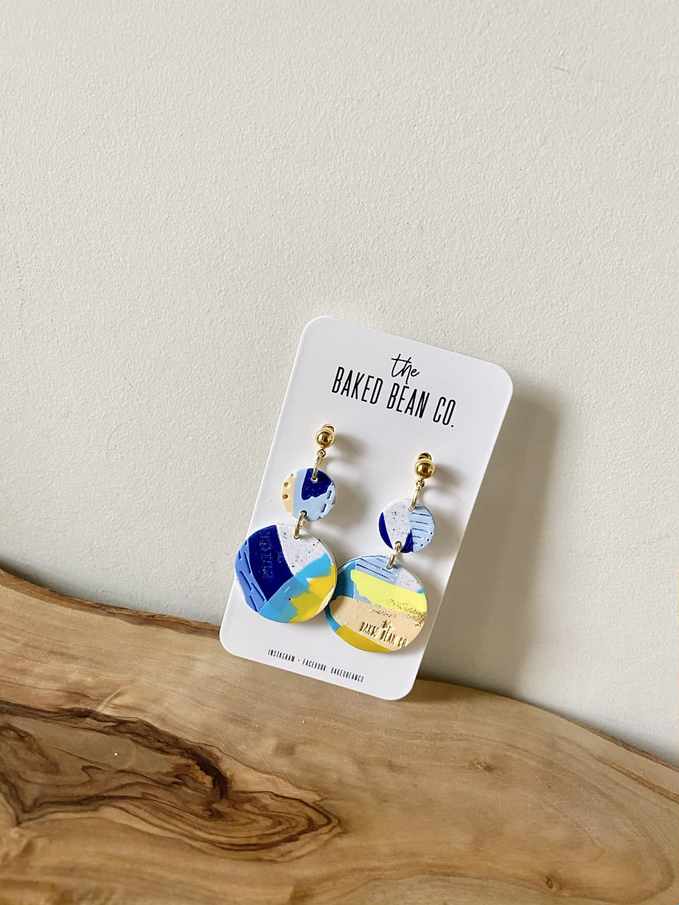 Thumbnail: ETTIE07  ll   Polymer Clay Statement Earrings