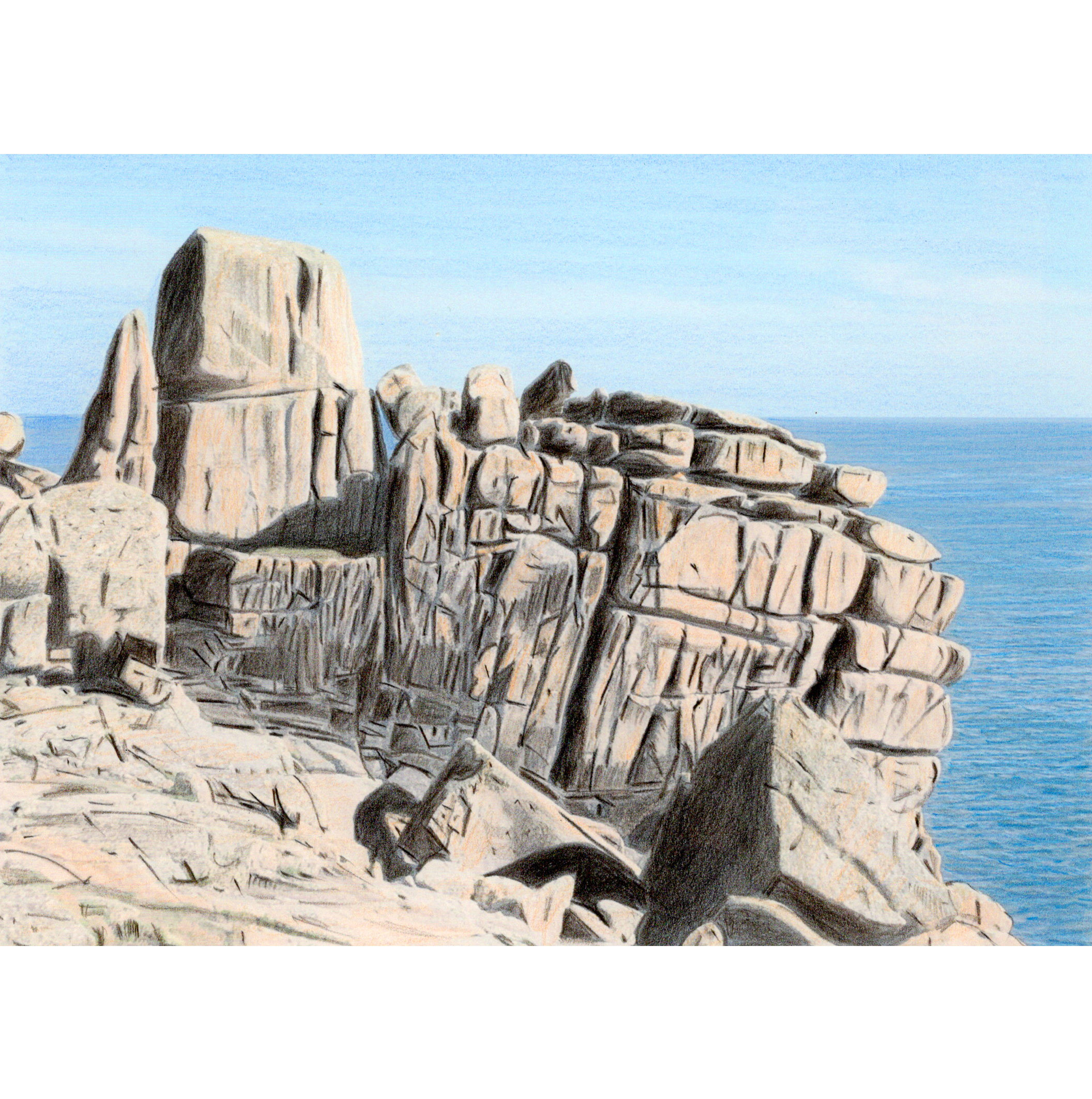 Rocks at Peninnis Head, St Mary's, Isles of Scilly (Limited edition)