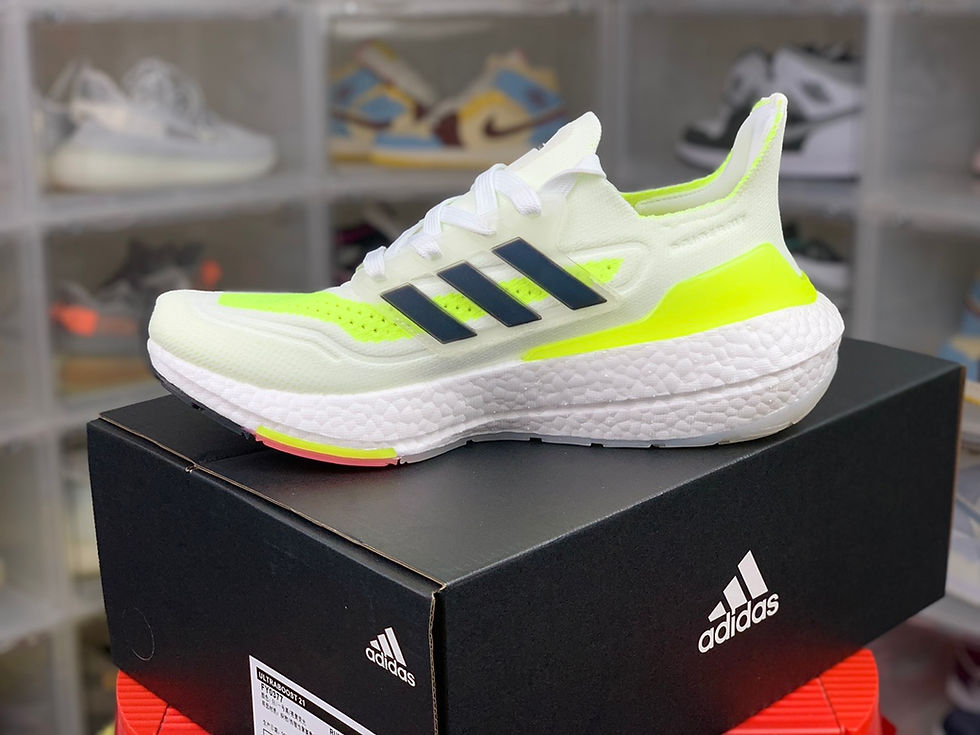 縮圖：adidas Ultra Boost 2021 White Solar Yellow FY0377