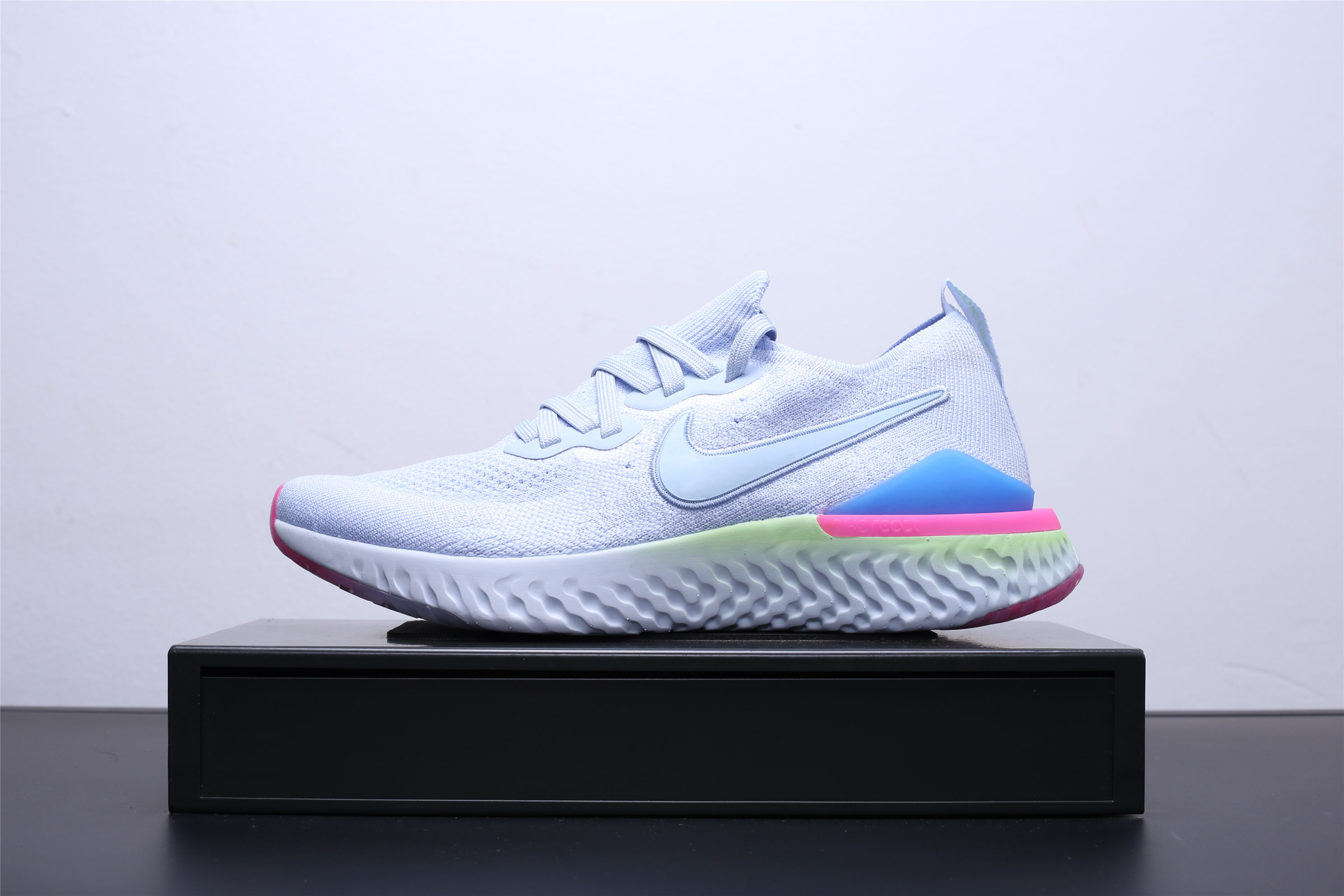 Nike Epic React Flyknit 2 Hydrogen Blue Sapphire Hyper Pink BQ8928-453