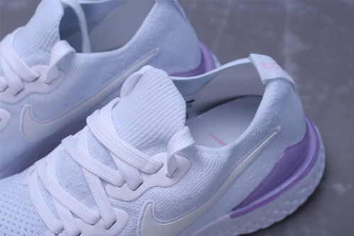 Pink Foam Epic React Flyknit White Pink Blue Nike Epic React