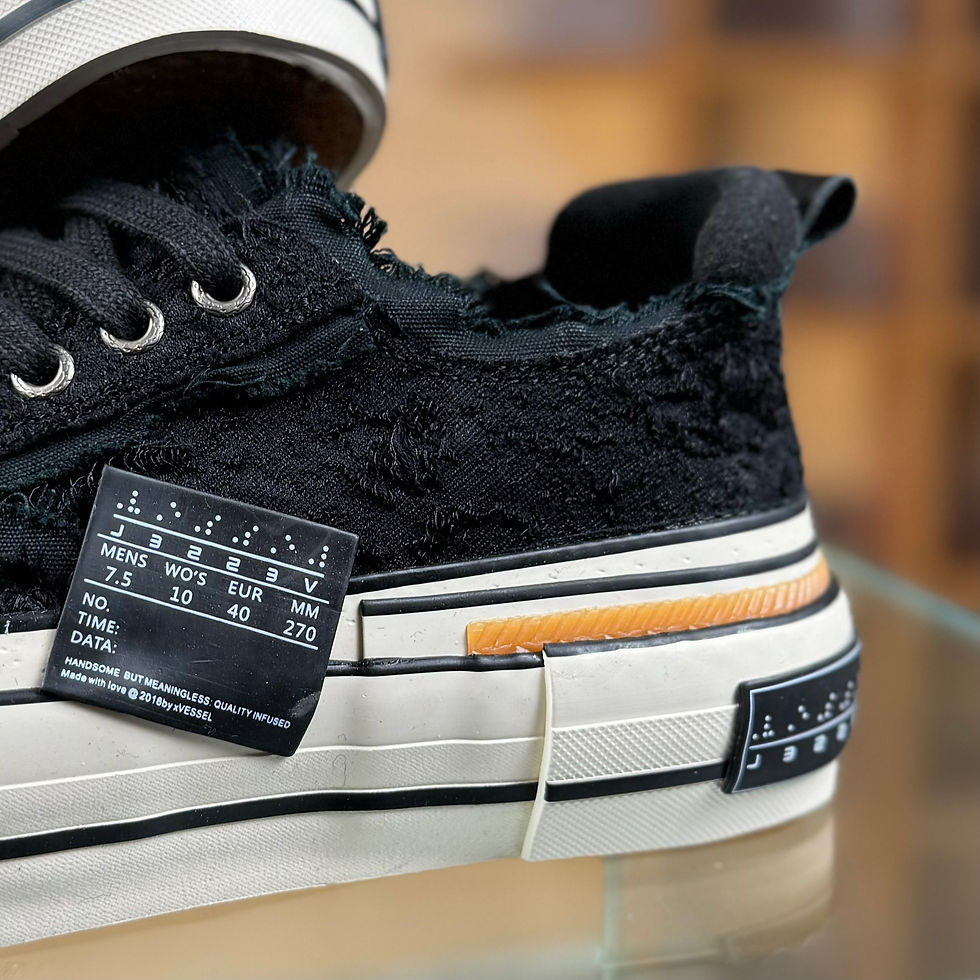 縮圖：XVESSEL TIRAMISU LOWS BLACK S23X24B