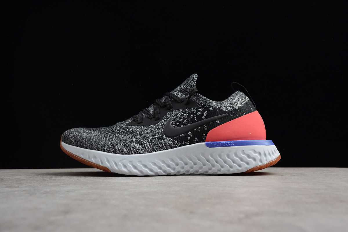 Nike Epic React Flyknit Black Red Orbit AQ0067-006