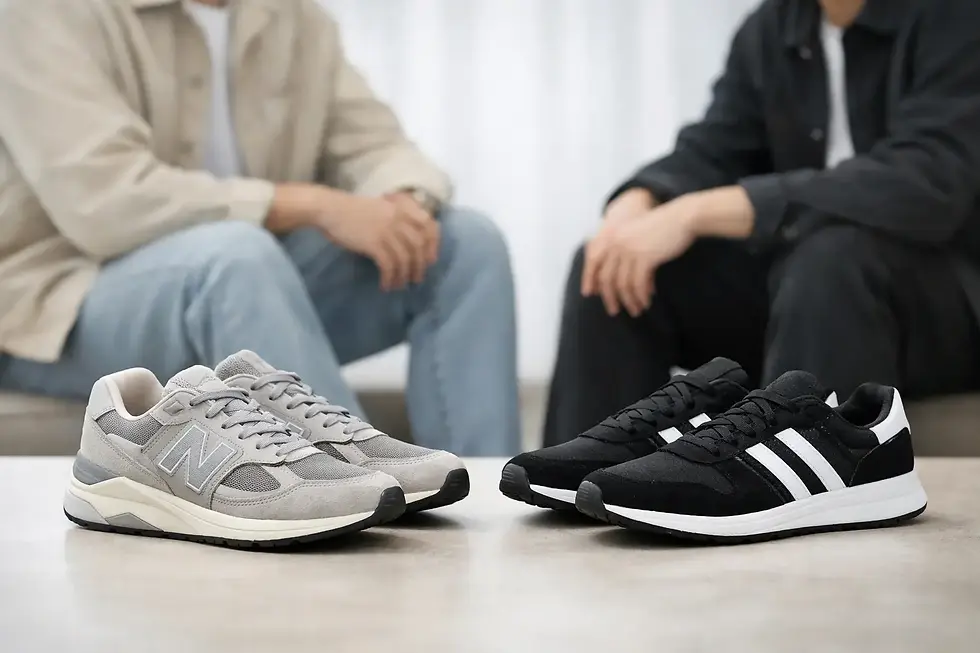 New Balance 與 Adidas 穿搭比較,怎樣選更對味