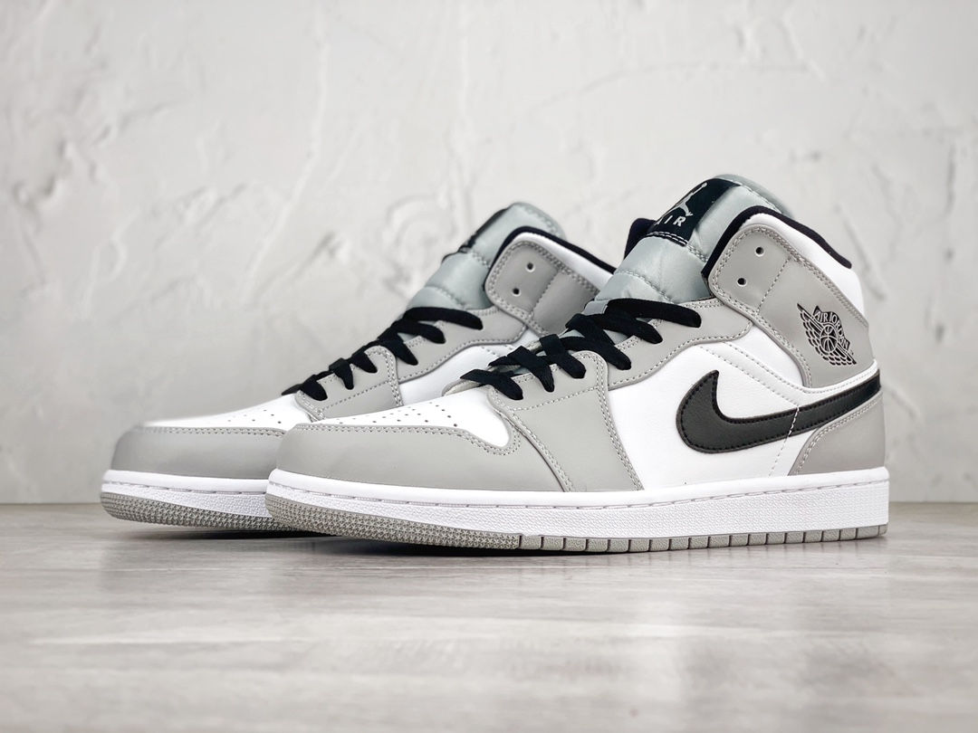 Jordan 1 Mid Light Smoke Grey 554724-092