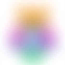 Leather journal with colored cat lotus yin-yang illustration