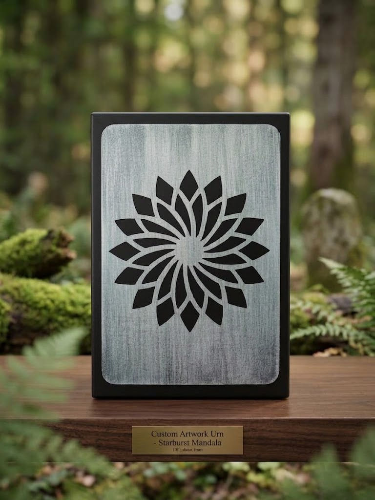 Thumbnail: Sacred Bloom Memorial Urn | Artistic Floral Cremation Urn