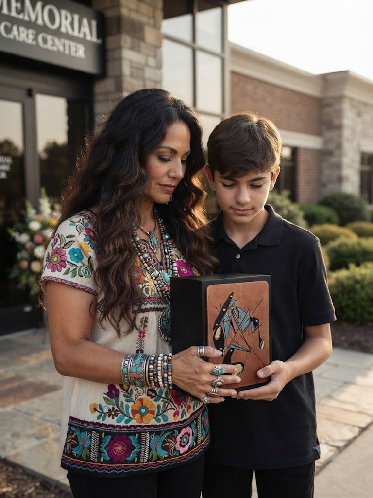 Thumbnail: Harmony in Motion | Handcrafted Southwestern Memorial Urn