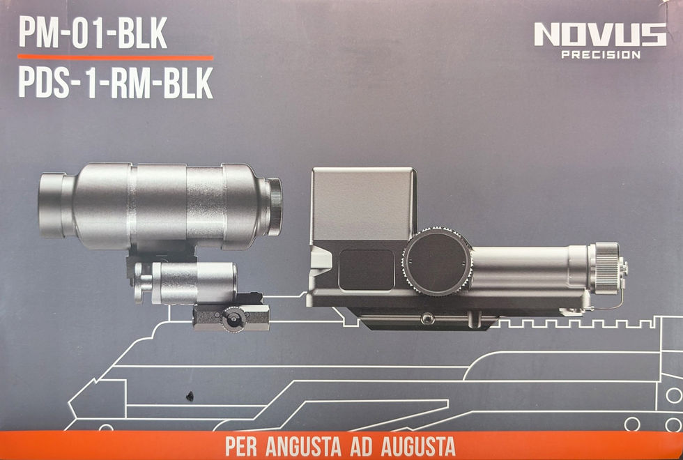 Novus Precision PDS-1 Prism Dot Sight Military Reticle w/ PM-1 3x Prismatic Magnifier