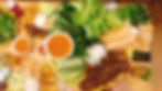 The Set of Baked Roll and Beaf BBQ