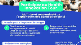 Health Innovation Tour : Relevez le défi de la souveraineté des données de santé