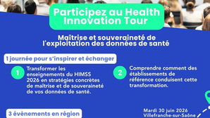 Health Innovation Tour : Relevez le défi de la souveraineté des données de santé
