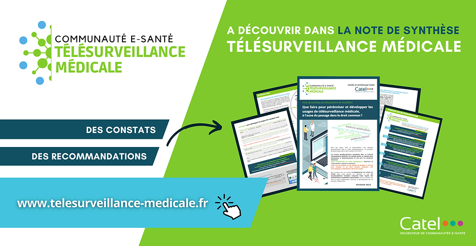 Télésurveillance médicale : les constats et recommandations du Collectif pour préparer la transition