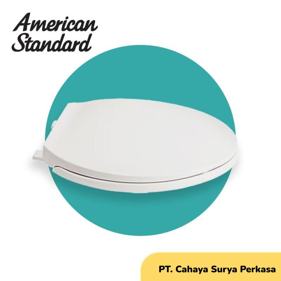 American Standard Toilet Duduk OD1 / B1A CCST Set White – Dual Flush + Tutup Closet Slow Closing B1060