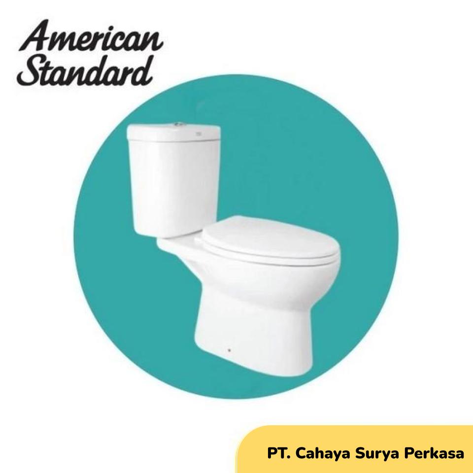 American Standard Toilet Duduk OD1 / B1A CCST Set White – Dual Flush + Tutup Closet Slow Closing B1060