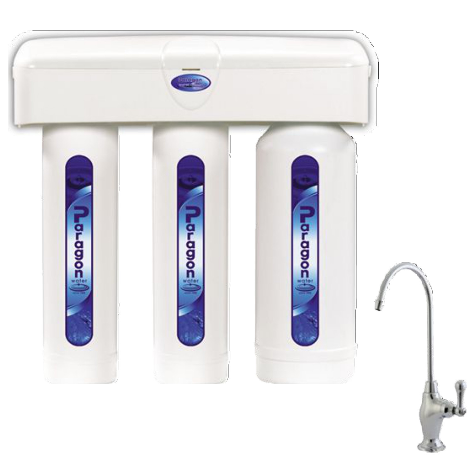 3-Stage Twist-Locks Paragon Water Filtration System
