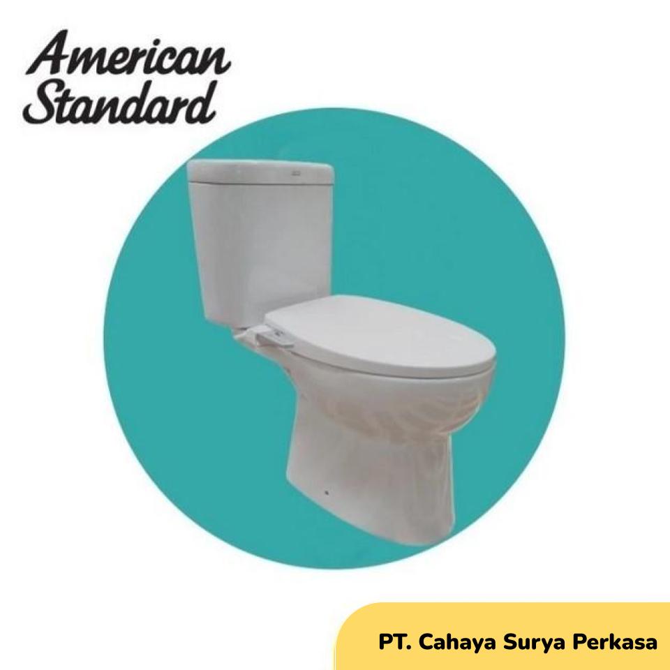 American Standard Toilet Duduk OD1 / B1A CCST Set White – Dual Flush + Tutup Closet Slow Closing B1060