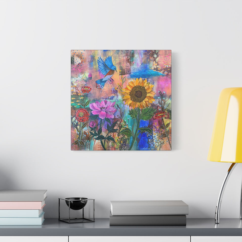 Thumbnail: Landing Place- Original Artwork Print on Canvas 