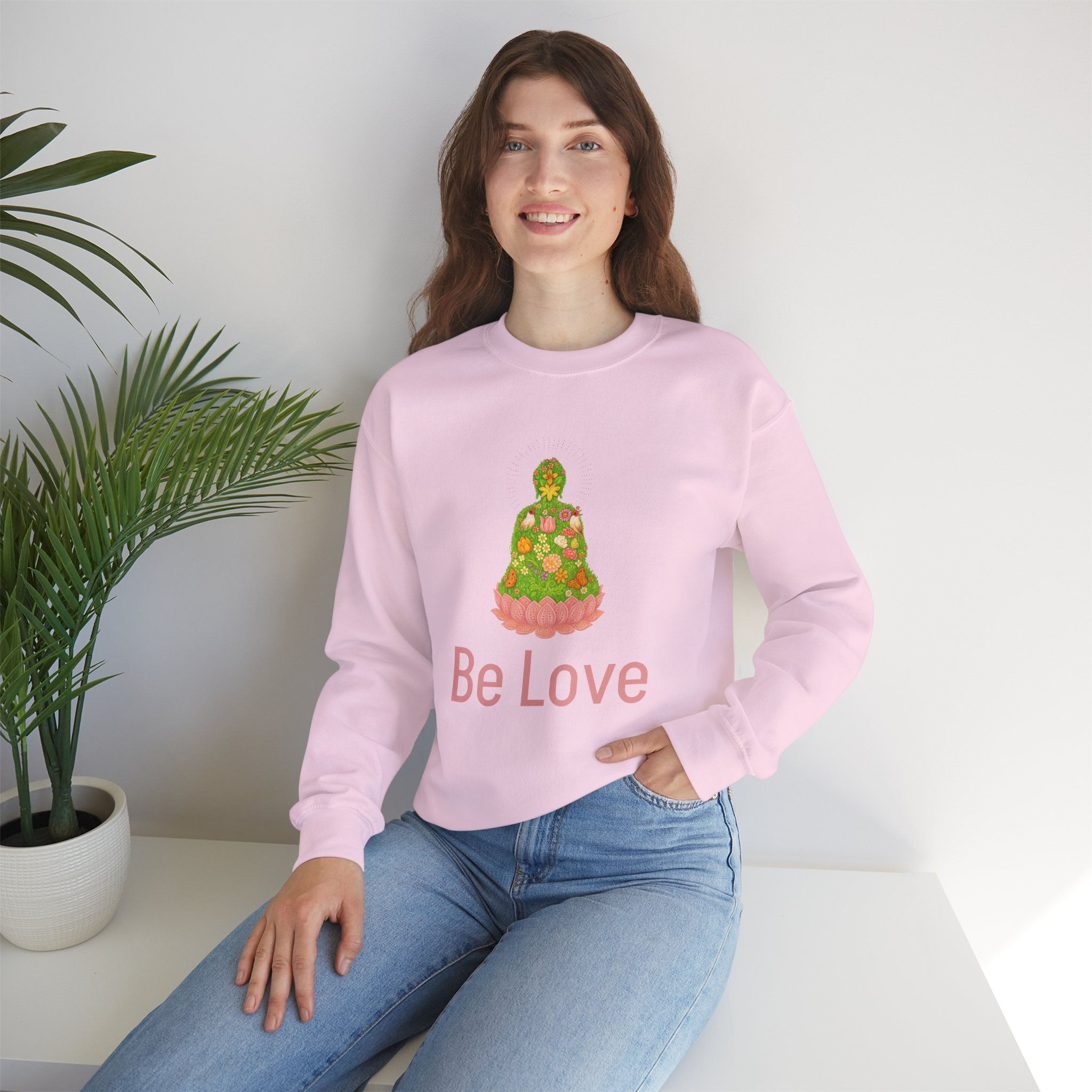 BE LOVE Cozy Crewneck Sweatshirt