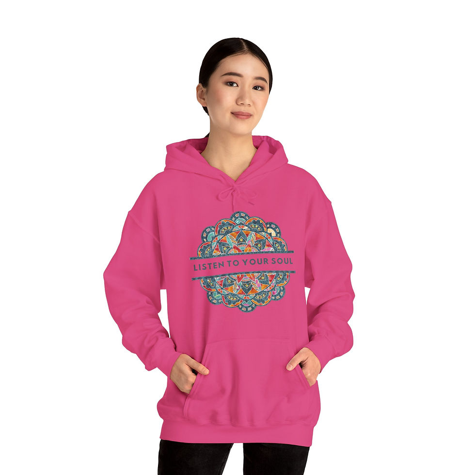 Thumbnail: Listen to Your Soul Heavy Blend Hooded Sweatshirt