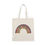 Thumbnail: Be Kind Rainbow Natural Tote Bag