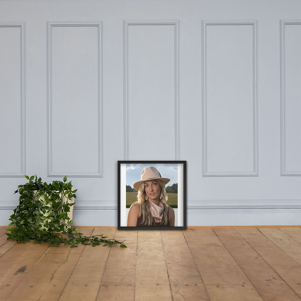 Thumbnail: Framed Kayla McKinney Poster 