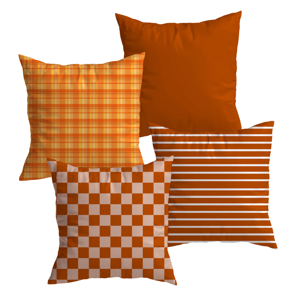 almofadas com diferentes estampas