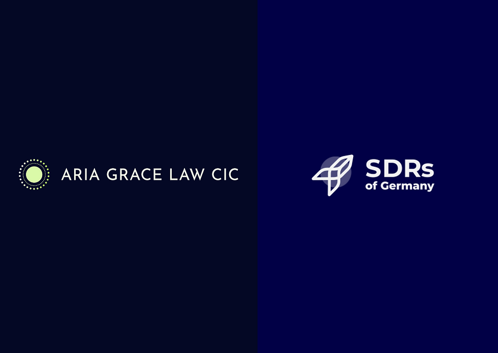 SDRs of Germany & Aria Grace Law CIC Case Study