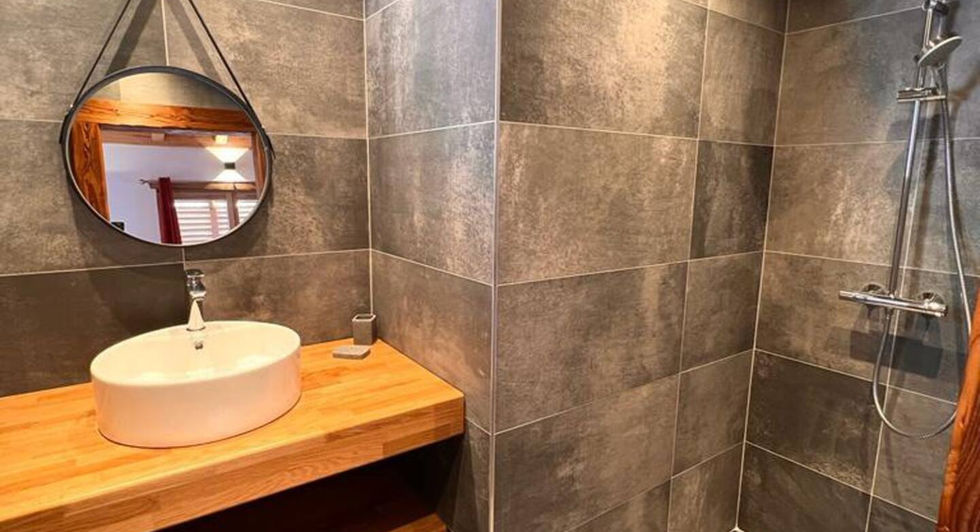 Chalet le massif salle de douche