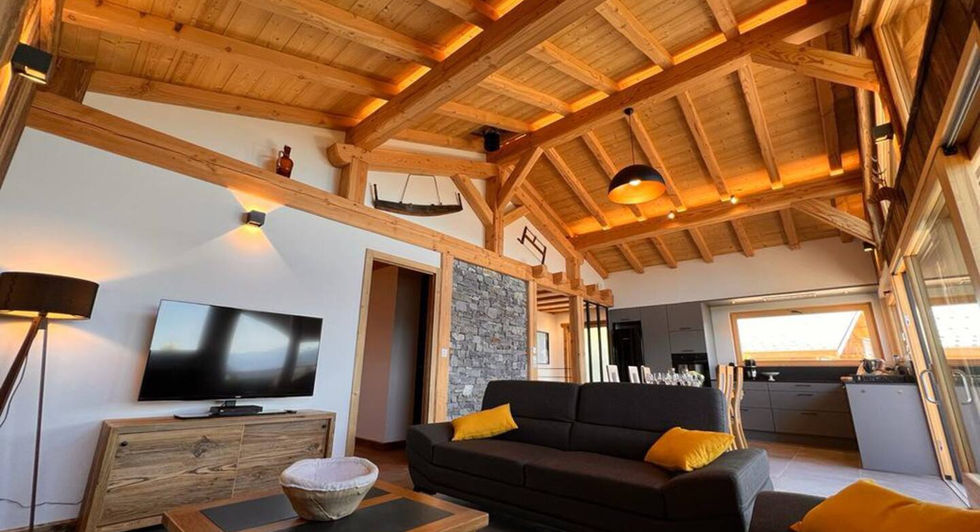 Chalet le massif salon
