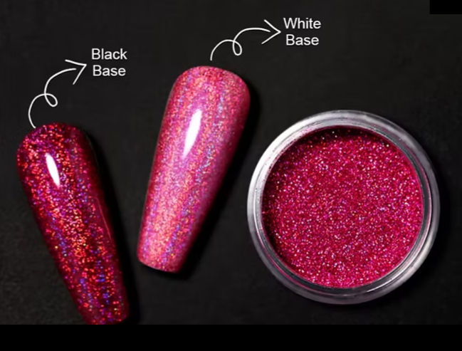 Thumbnail: 1g/box 12Colors Holographic Nail Art Glitter Powders Laser Nail