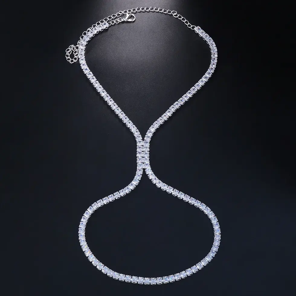Thumbnail: Crystal High Heel Anklet