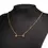 Thumbnail: Arrow Necklace For Love Gold/Silver Color AAA Cubic Zirconia