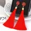 Thumbnail: Bohemian Crystal Tassel Earrings