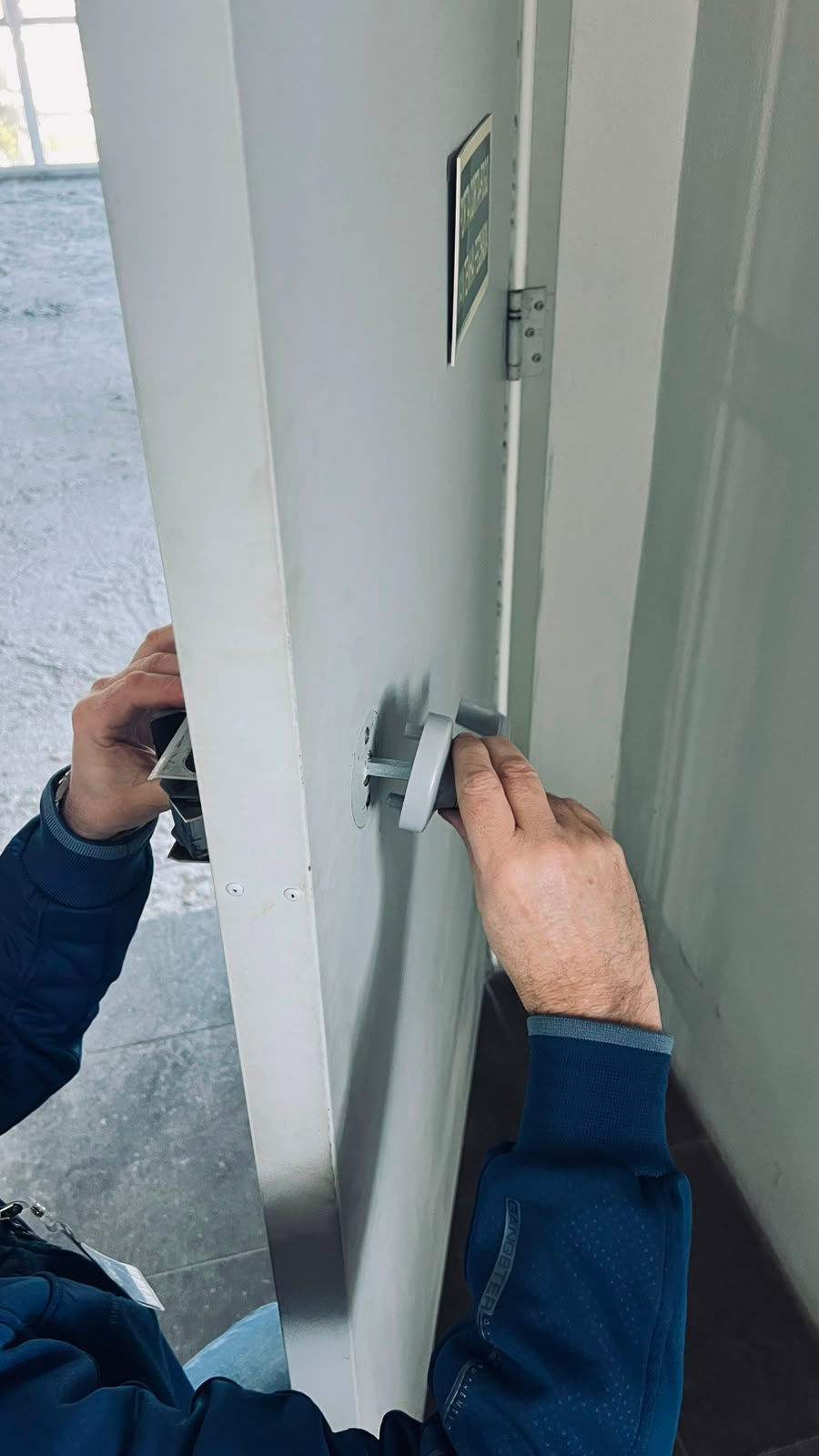 Manutenção de portas corta fogo
