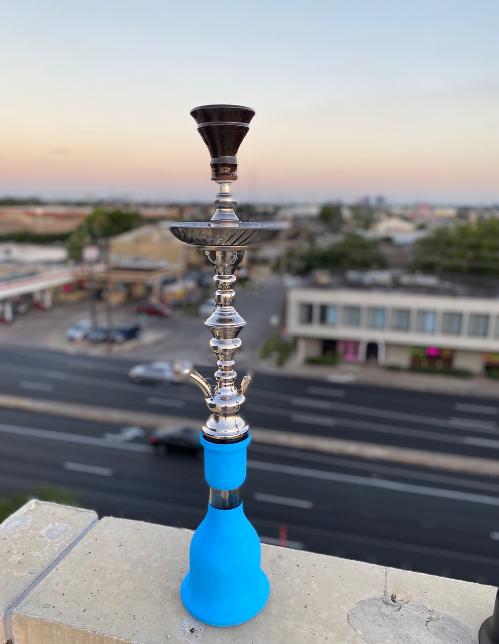 Thumbnail: Electric Blue chalkboard hookah 🦋