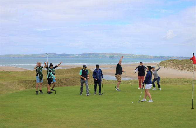 Having the time of our lives at Tralee Golf Club