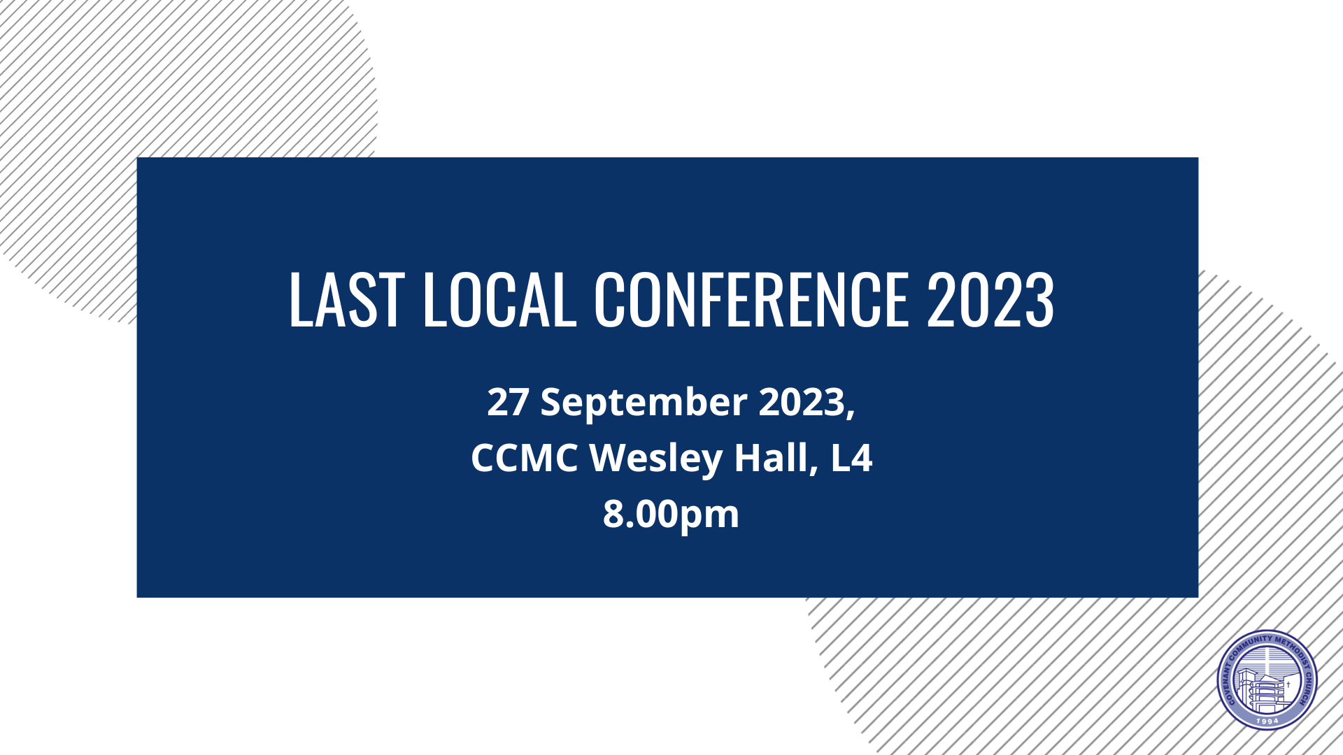 Last Local Conference 2023 CCMC Website