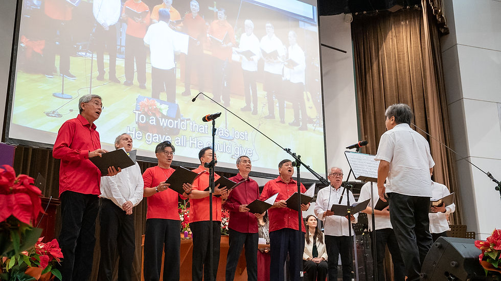 CCMC's Men's Choir renders an Anthem to God at our Christmas Worship Service 2025.