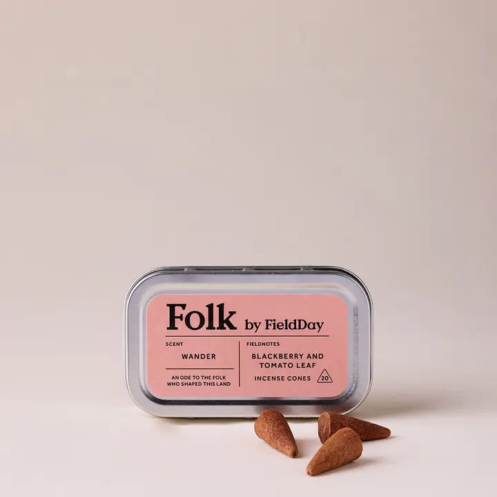 Wander Folk Tin of Incense Cones