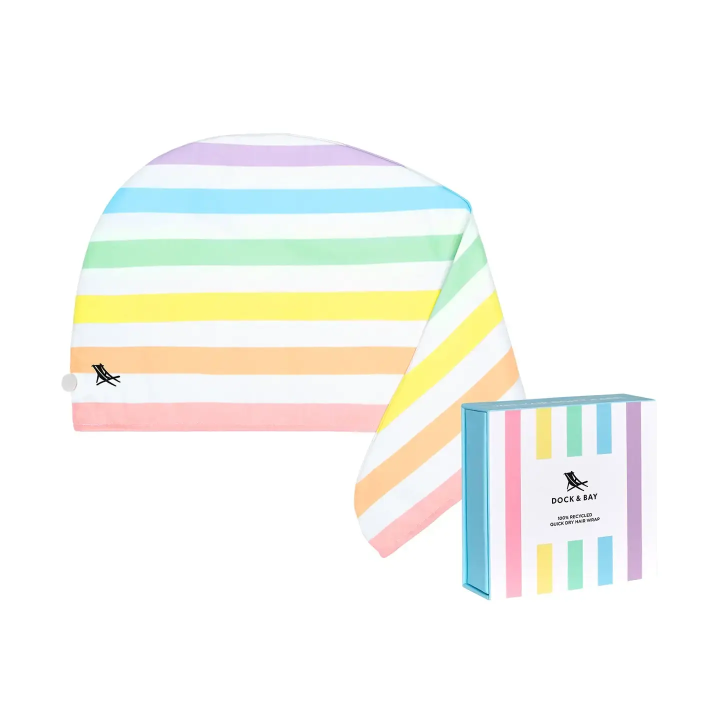 DOCK AND BAY QUICK DRY UNICORN WAVES HAIR WRAP