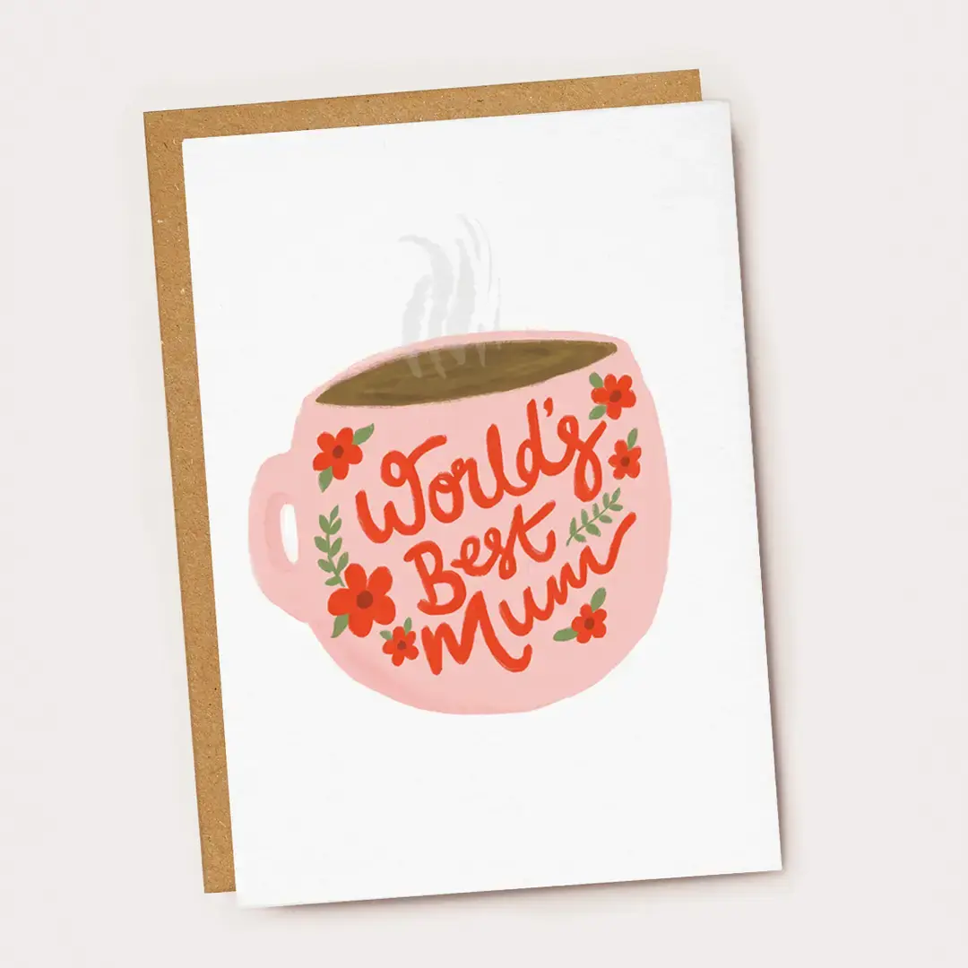 WORLD'S BEST MUM MOTHER'S DAY CARD