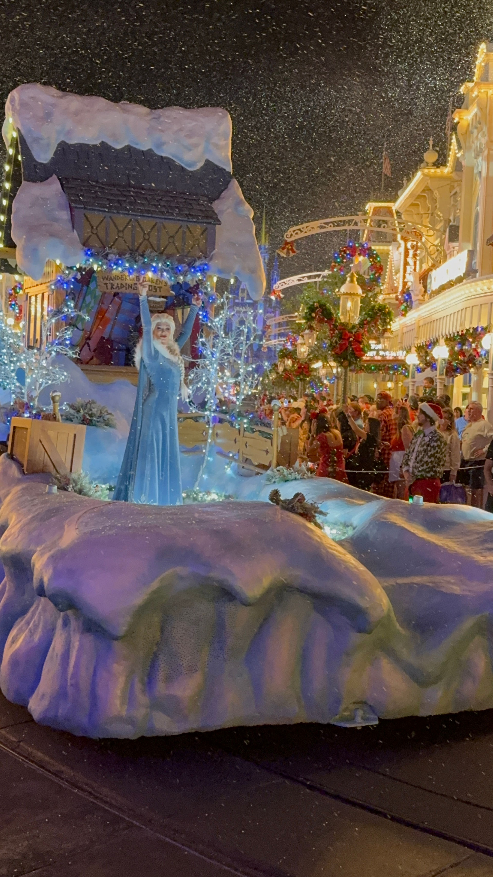 Elsa Desfile Navidad WDW