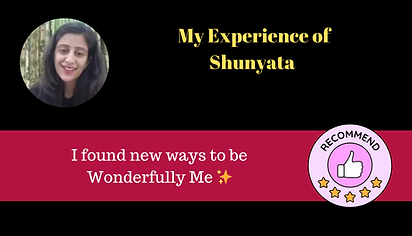 Meghha Pushkaran Experience of Shunyata