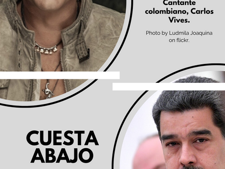 Nicolás Maduro, cuesta abajo; Carlos Vives, cuesta arriba