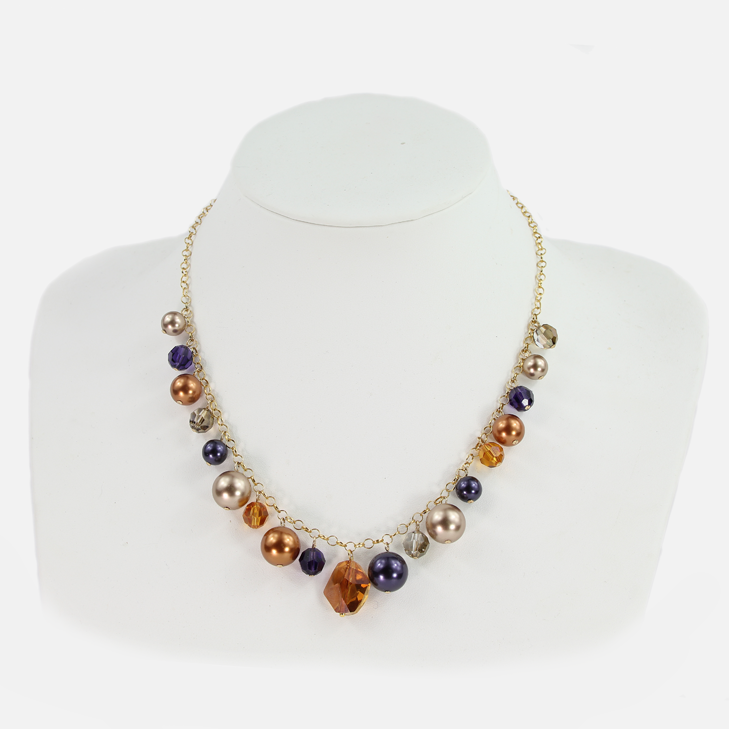 Thumbnail: Blue Autumn Charm necklace